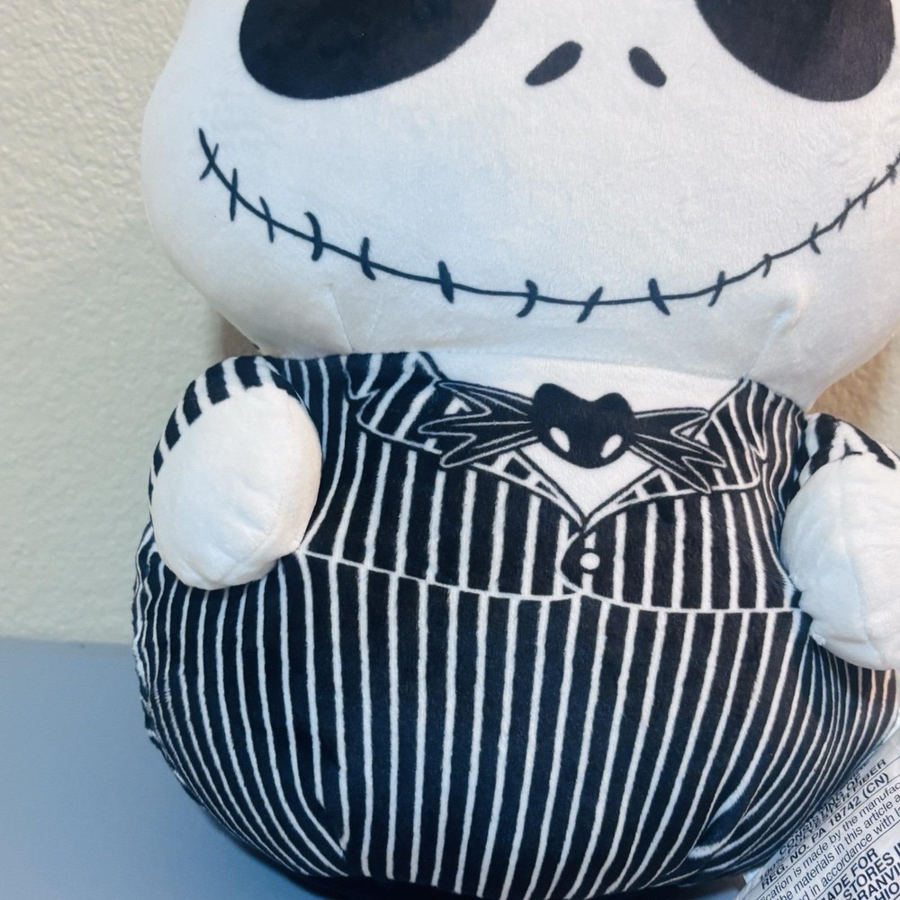 Jack Skellington Plush Pillow Nightmare Before Christmas Soft Toy Kids Squishy - Picture 12 of 13